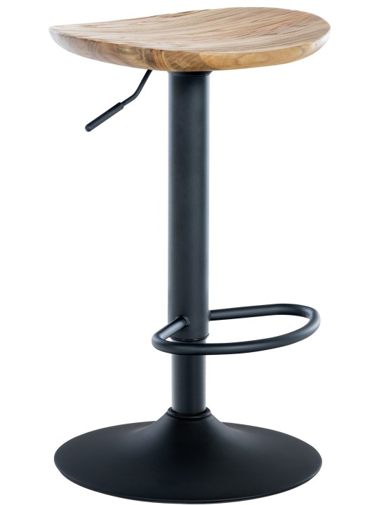 Set van 4 barkrukken Skelde, naturel