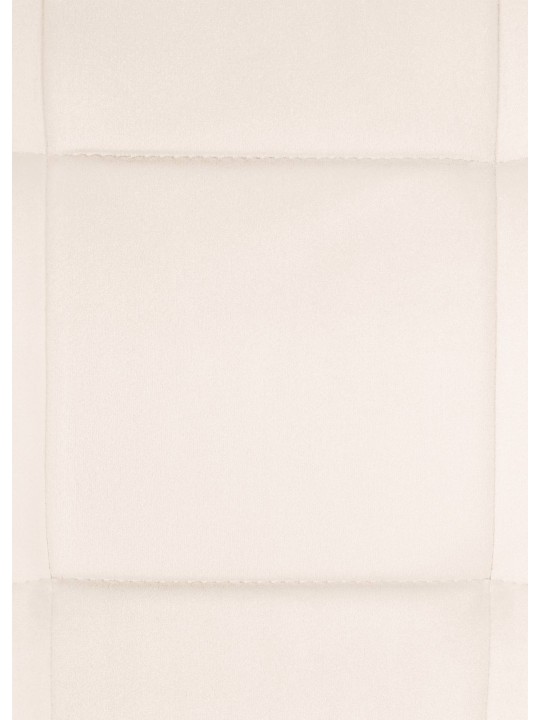 Set van 2 eetkamerstoelen Vermont fluweel, crème