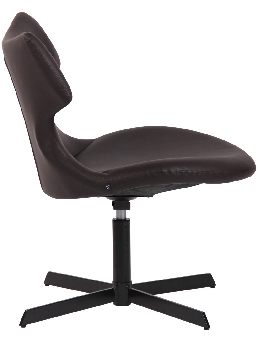 Ligstoel Welland kunstleer, bruin