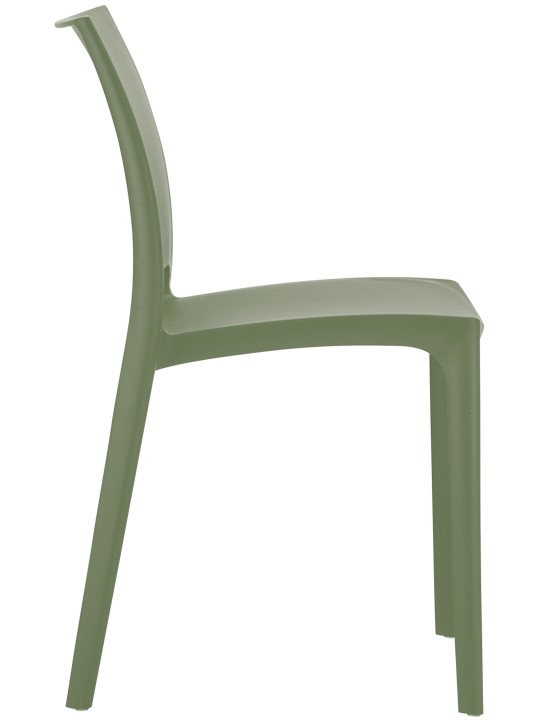 Set van 2 stoelen Maya, olijfgroen