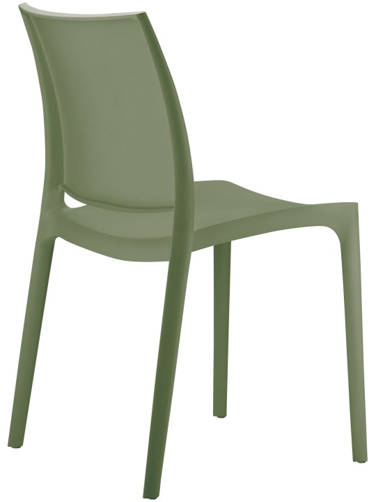 Set van 2 stoelen Maya, olijfgroen