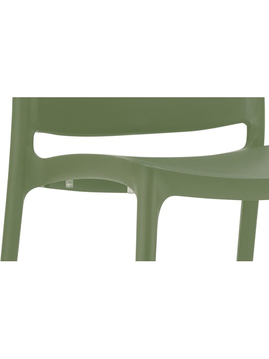 Set van 2 stoelen Maya, olijfgroen