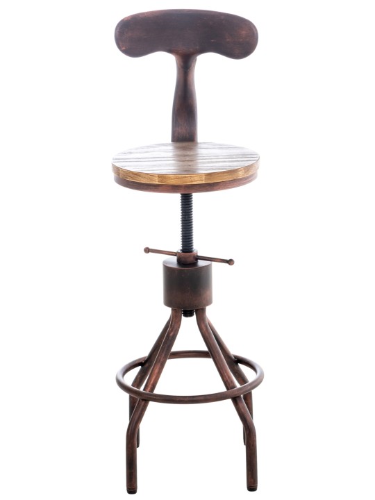 Set van 2 barkrukken Hanam, brons Set van 2 barkrukken Hanam, brons