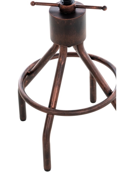 Set van 2 barkrukken Hanam, brons Set van 2 barkrukken Hanam, brons