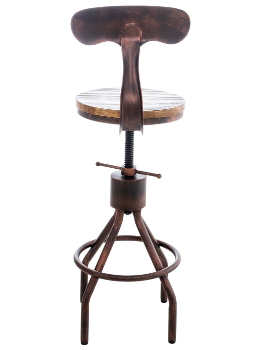 Set van 2 barkrukken Hanam, brons Set van 2 barkrukken Hanam, brons