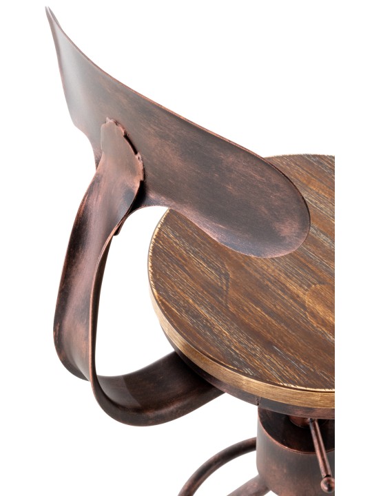 Set van 2 barkrukken Hanam, brons Set van 2 barkrukken Hanam, brons