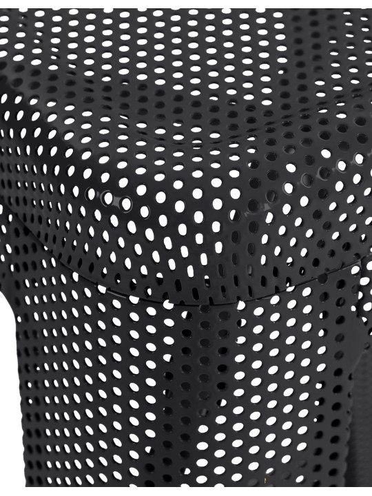 Set van 4 barkrukken Fletcher, zwart