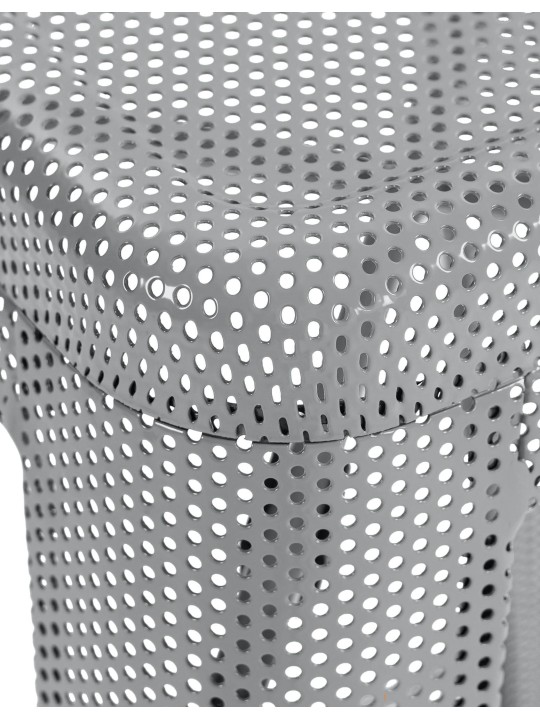 Set van 4 barkrukken Fletcher, zilver