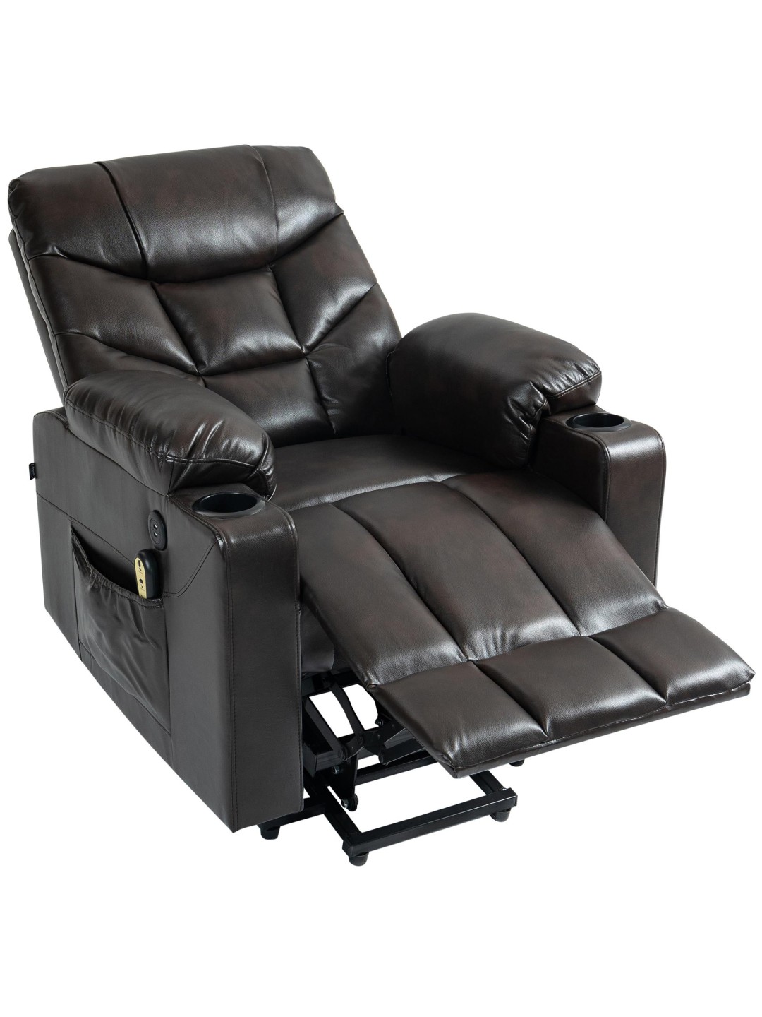 Fauteuil Andover kunstleer, bruin