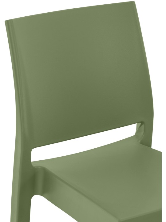 Set van 2 barkrukken Maya, olijfgroen