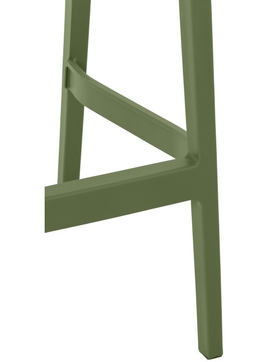 Set van 2 barkrukken Maya, olijfgroen