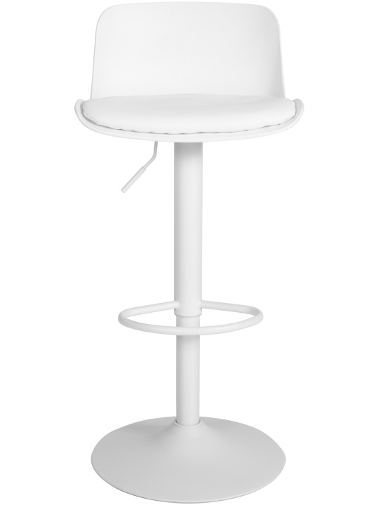 Set van 2 barkrukken Almada kunstleer, wit