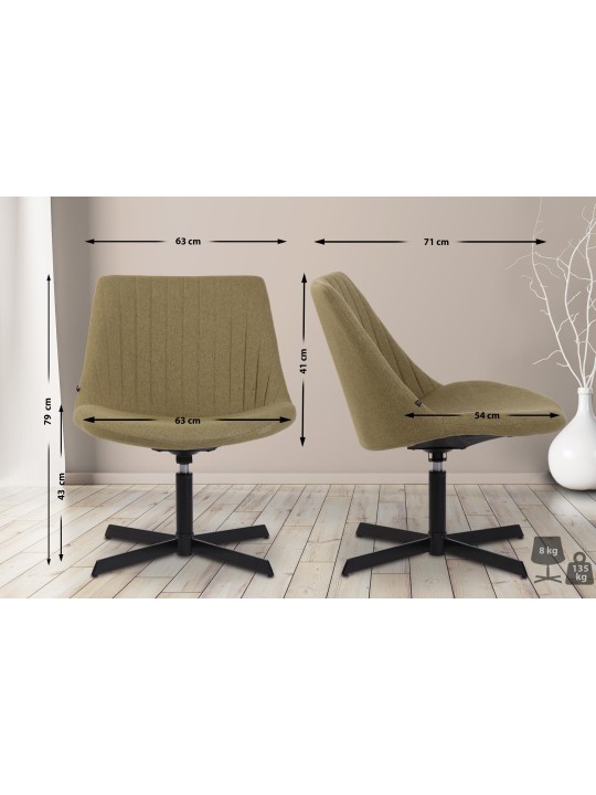 Ligstoel Granby, groen