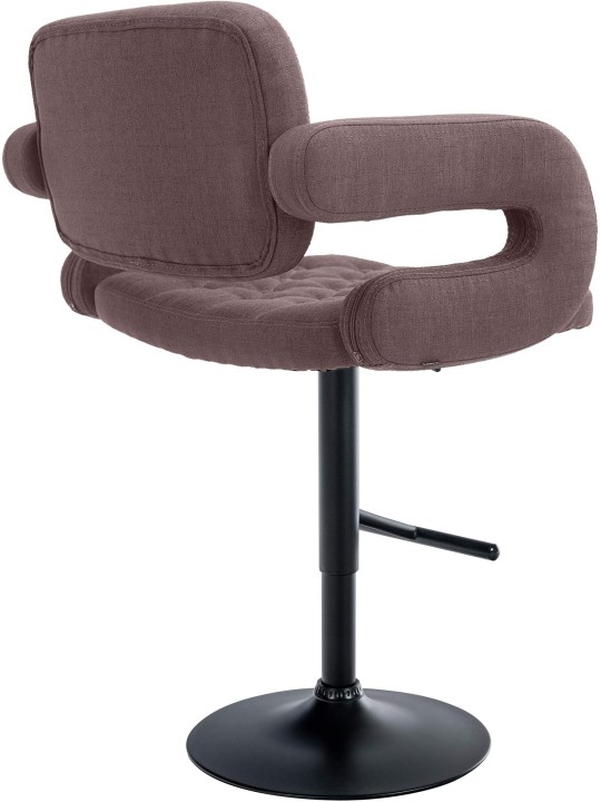 Barkruk Dublin STOF, bruin