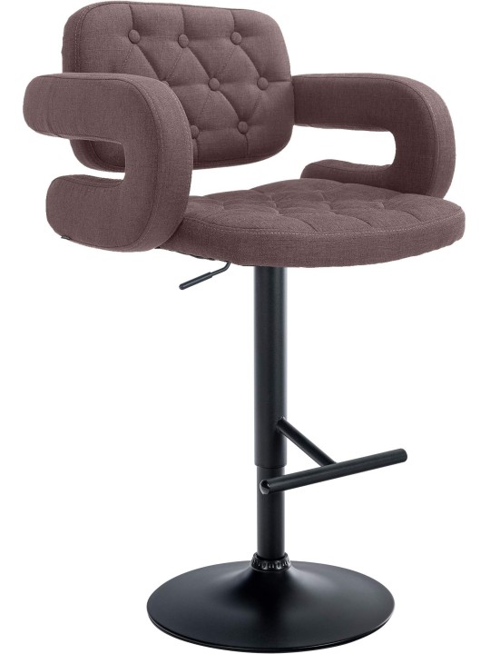 Barkruk Dublin STOF, bruin