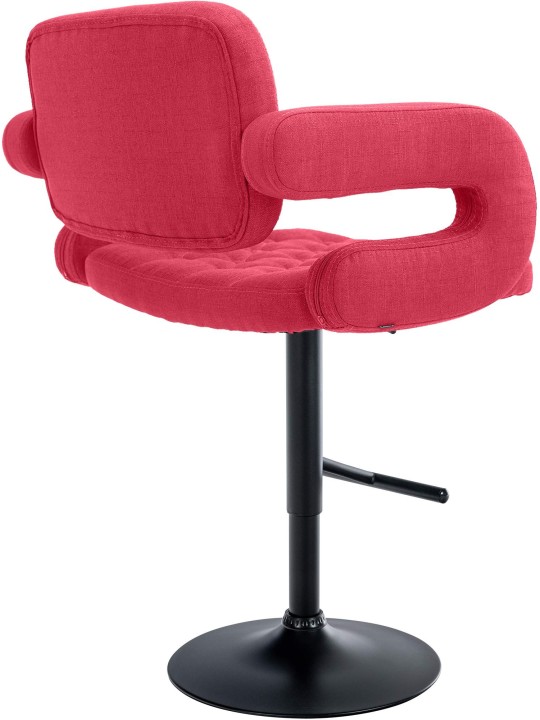 Barkruk Dublin STOF, rood