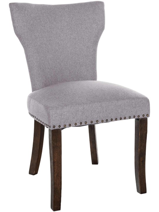 Eetkamerstoel Zadar stof antiek-donker, grijs Eetkamerstoel Zadar stof antiek-donker, grijs