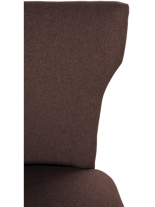 Eetkamerstoel Zadar stof antiek-donker, bruin Eetkamerstoel Zadar stof antiek-donker, bruin