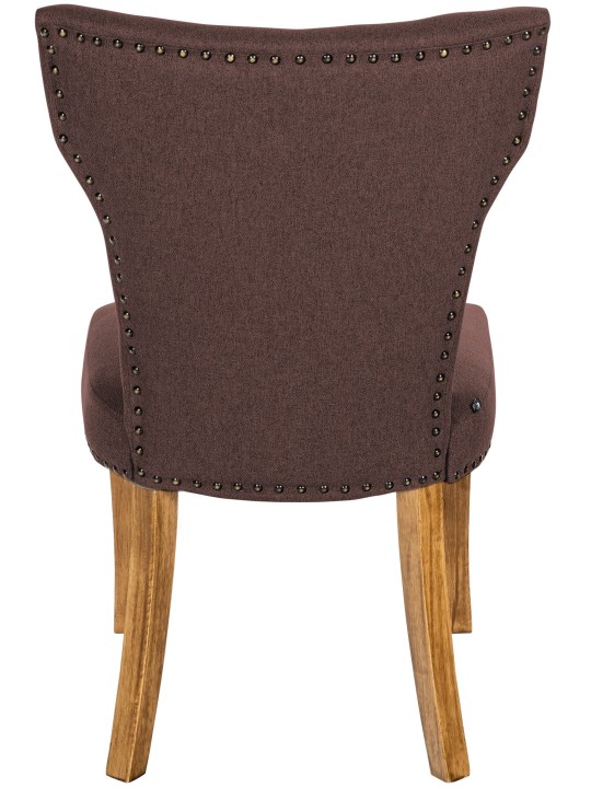 Eetkamerstoel Zadar stof antiek-licht, bruin Eetkamerstoel Zadar stof antiek-licht, bruin