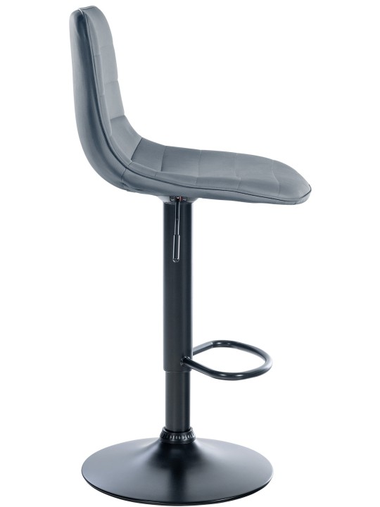 Set van 2 barkrukken Lex kunstleer B, grijs