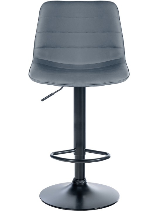 Set van 2 barkrukken Lex kunstleer B, grijs