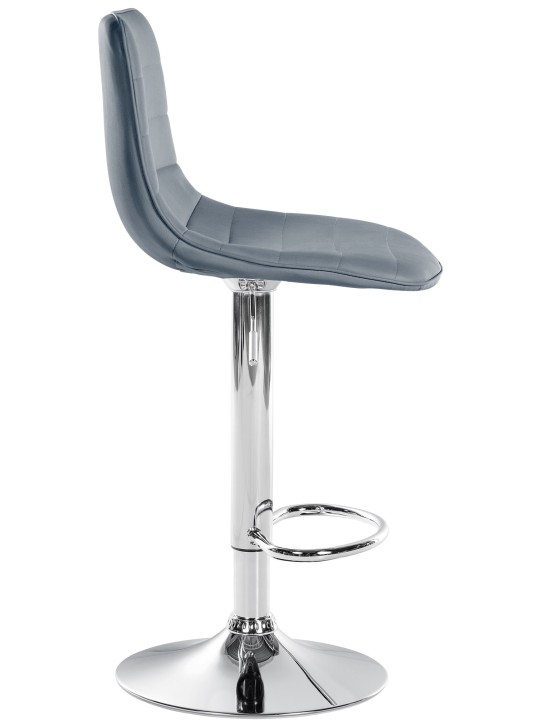 Set van 2 barkrukken Lex kunstleer C, grijs