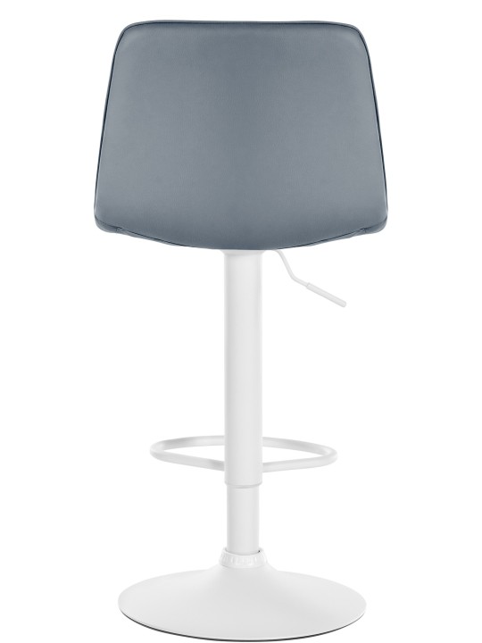 Set van 2 barkrukken Lex kunstleer W, grijs