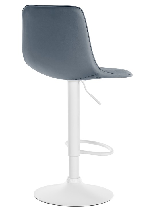 Set van 2 barkrukken Lex kunstleer W, grijs