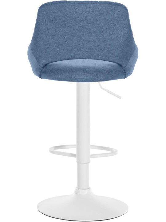 Barkruk Milet stof, blauw