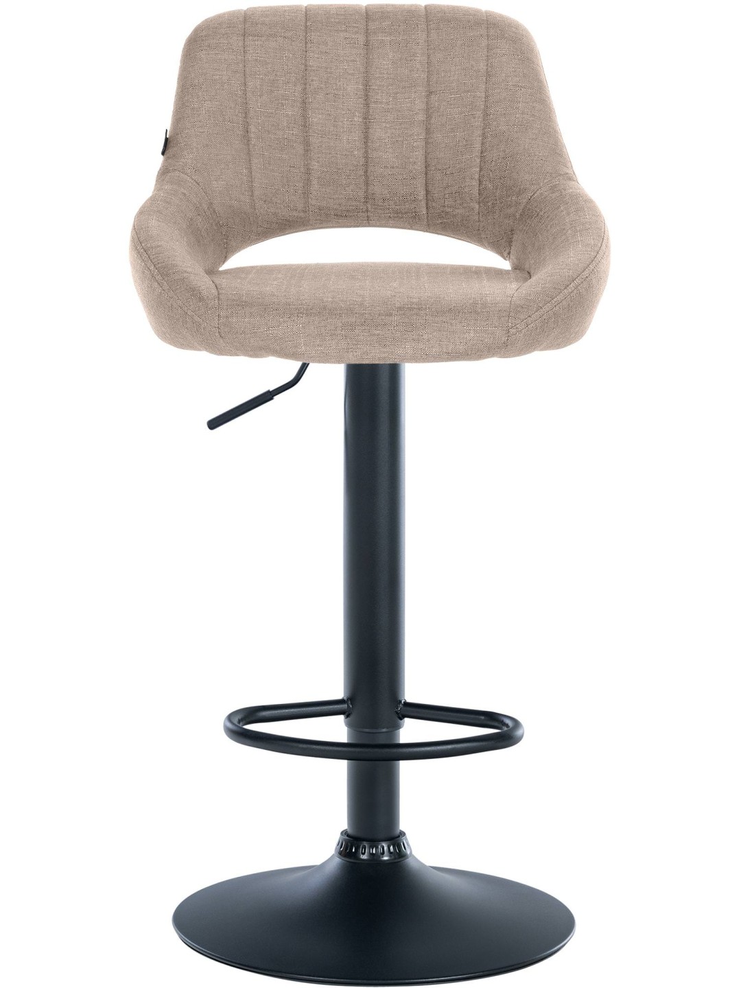 Barkruk Milet stof, taupe