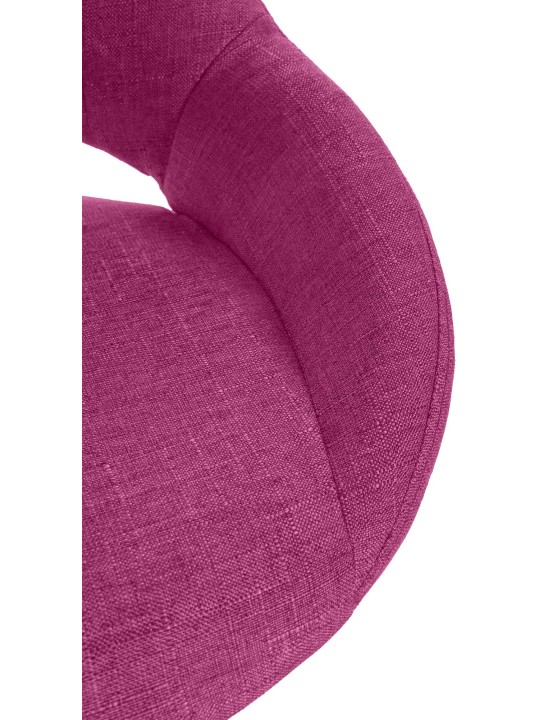 Barkruk Milet stof chroom, lila