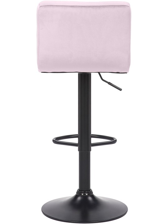 Barkruk Feni fluweel, roze