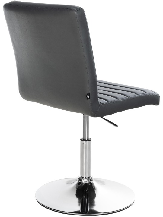 Set van 2 eetkamerstoelen Elvas kunstleer, grijs Set van 2 eetkamerstoelen Elvas kunstleer, grijs