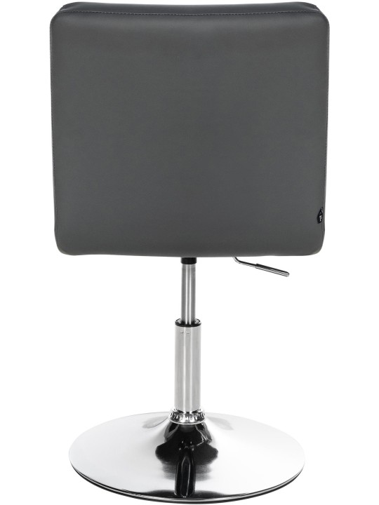 Set van 2 eetkamerstoelen Elvas kunstleer, grijs Set van 2 eetkamerstoelen Elvas kunstleer, grijs