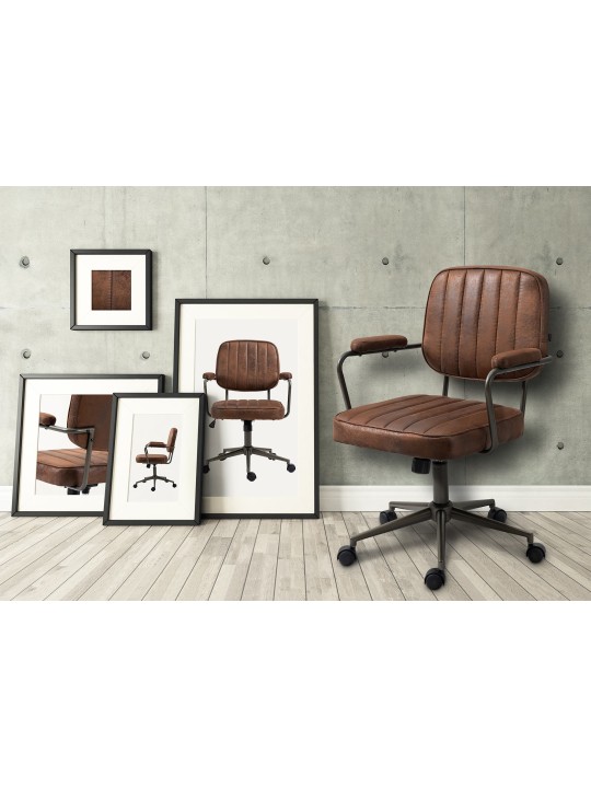 Bureaustoel Natrona, cognac