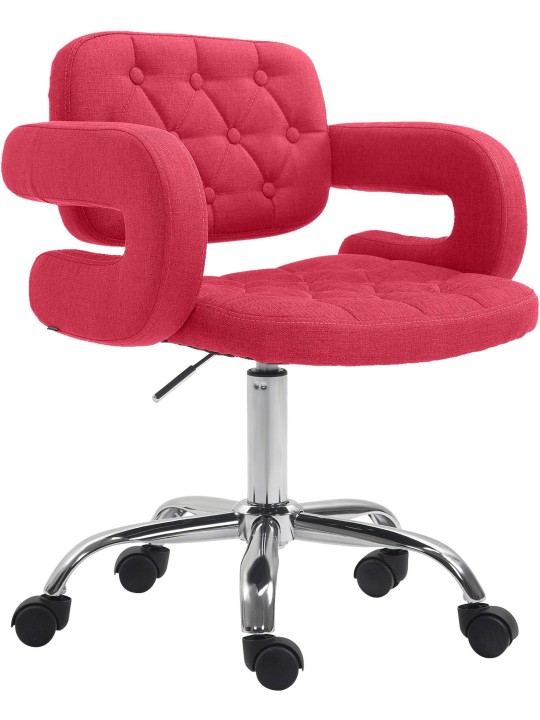 Werkkruk Dublin stof, rood