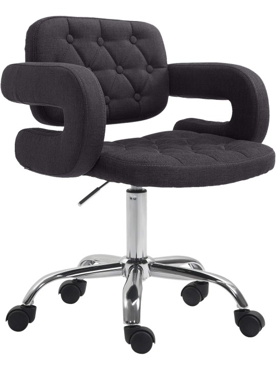 Werkkruk Dublin stof, zwart