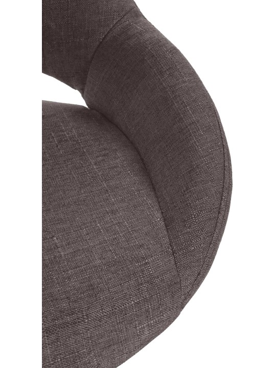 Set van 2 barkrukken Milet stof C, donkergrijs