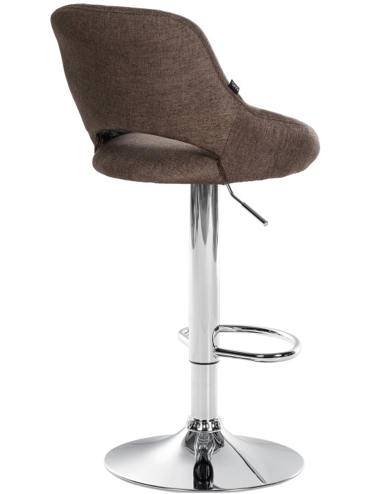 Set van 2 barkrukken Milet stof C, bruin