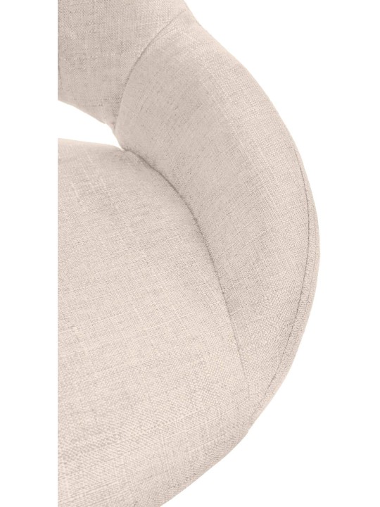 Set van 2 barkrukken Milet stof C, crème