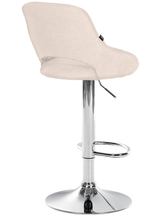 Set van 2 barkrukken Milet stof C, crème