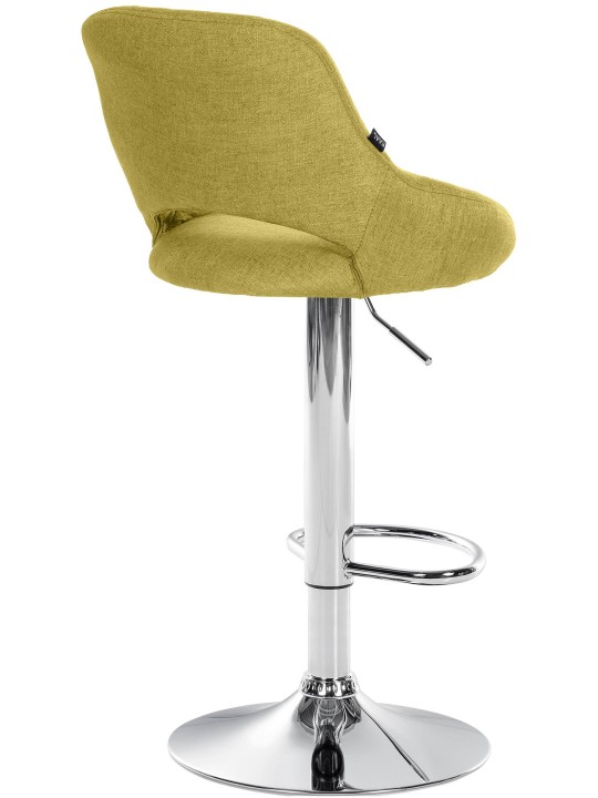 Set van 2 barkrukken Milet stof C, groen