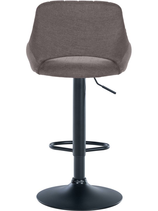 Set van 2 barkrukken Milet stof B, donkergrijs