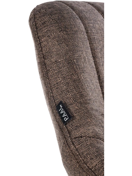 Set van 2 barkrukken Milet stof B, bruin