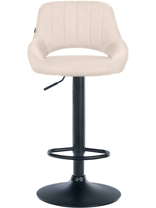 Set van 2 barkrukken Milet stof B, crème