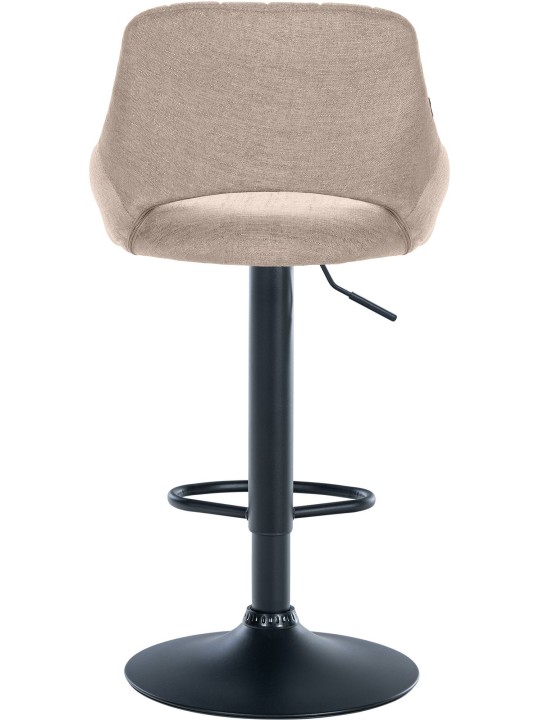 Set van 2 barkrukken Milet stof B, taupe