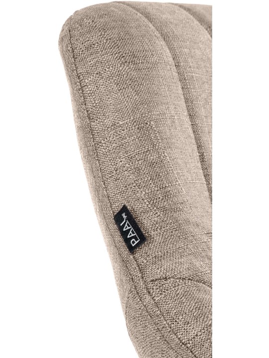 Set van 2 barkrukken Milet stof W, taupe