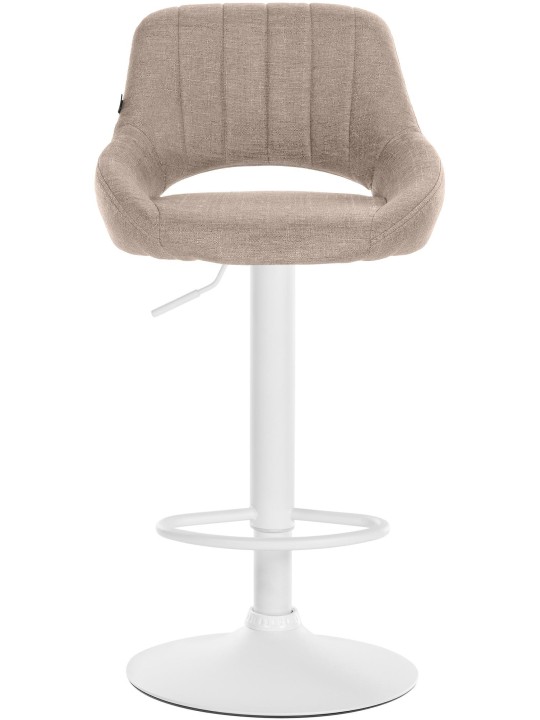 Set van 2 barkrukken Milet stof W, taupe