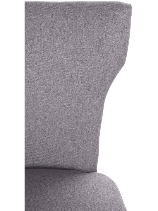 Set van 2 eetkamerstoelen Zadar stof antiek-licht, grijs