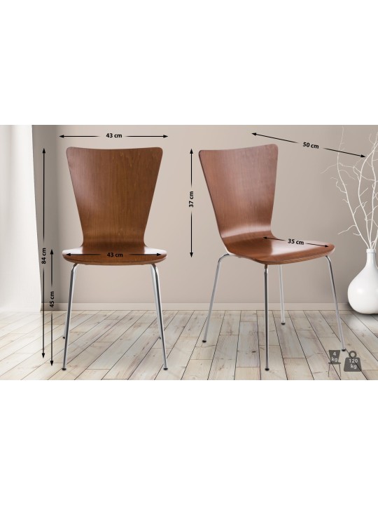 Bezoekersvoorzitter Aaron, bruin Bezoekersvoorzitter Aaron, bruin